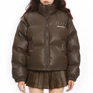 VILZSTUDIOS Cocoa puffer insulated jacket for streetwear fashion