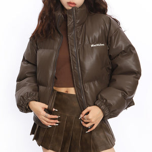 VILZSTUDIOS Cocoa puffer insulated jacket for streetwear fashion