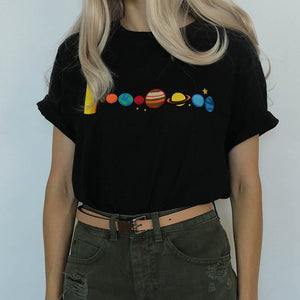 VILZSTUDIOS Oversized tee with cosmic design