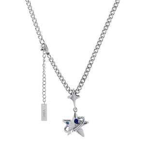VILZSTUDIOS Cosmic star pendant necklace with adjustable chain