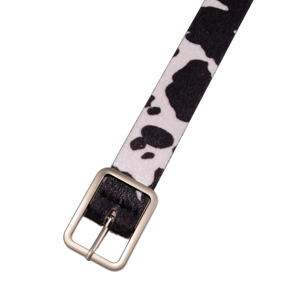 VILZSTUDIOS Stylish cow print belt for fashion lovers