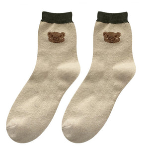 VILZSTUDIOS Cozy bear socks for casual wear