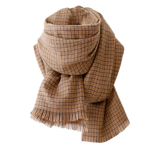 VILZSTUDIOS Plaid scarf for warmth and style