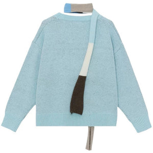 VILZSTUDIOS Cozy oversized jumper with cat graphic
