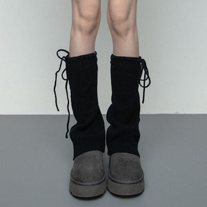 VILZSTUDIOS Fashionable ribbed leg warmers