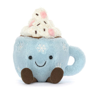 VILZSTUDIOS Cozy cup plush toy design with hot chocolate and marshmallows