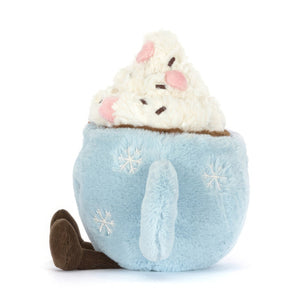 VILZSTUDIOS Cozy cup plush toy design with hot chocolate and marshmallows