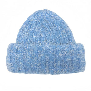 VILZSTUDIOS Textured knit beanie for streetwear fashion