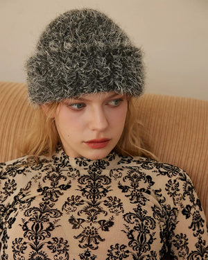 VILZSTUDIOS Textured knit beanie for streetwear fashion