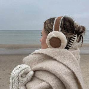 VILZSTUDIOS Faux fur earmuffs for winter warmth and style