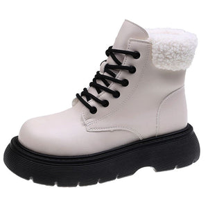 VILZSTUDIOS Faux leather ankle boots for casual wear