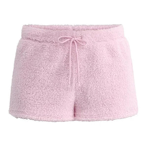 VILZSTUDIOS Cozy fuzzy mini shorts from VILZSTUDIOS