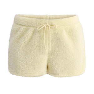 VILZSTUDIOS Cozy fuzzy mini shorts from VILZSTUDIOS