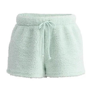 VILZSTUDIOS Cozy fuzzy mini shorts from VILZSTUDIOS