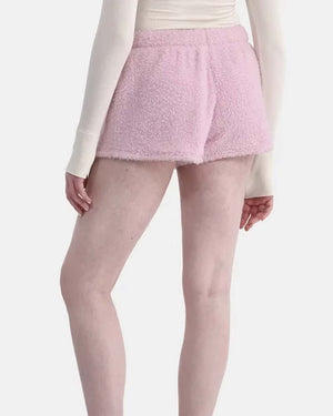 VILZSTUDIOS Cozy fuzzy mini shorts from VILZSTUDIOS