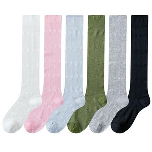 VILZSTUDIOS Stylish lightweight knee socks for casual wear
