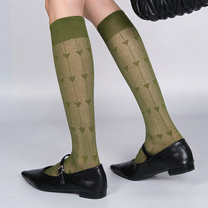 VILZSTUDIOS Stylish lightweight knee socks for casual wear