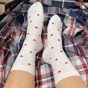 VILZSTUDIOS Cozy heart patterned socks for everyday wear