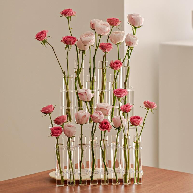 VILZSTUDIOS Creative DIY Hinged Test Tube Vase for home decor