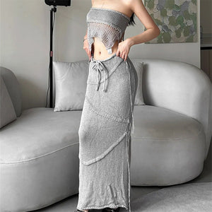 VILZSTUDIOS Crochet maxi skirt for stylish beachwear