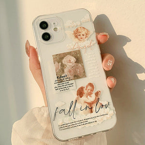 VILZSTUDIOS Aesthetic iPhone case featuring Cupid design