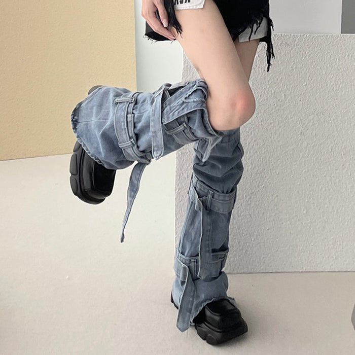 VILZSTUDIOS Denim warmers for streetwear fashion