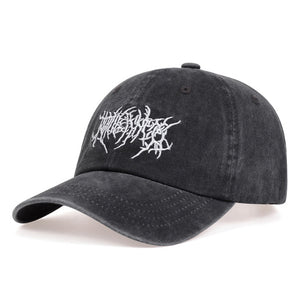 VILZSTUDIOS Distressed washed baseball cap by VILZSTUDIOS