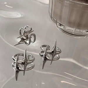 VILZSTUDIOS Adjustable dual star ring accessory