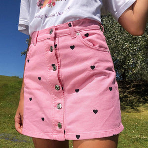 VILZSTUDIOS Edgy skirt in a stylish ripped design