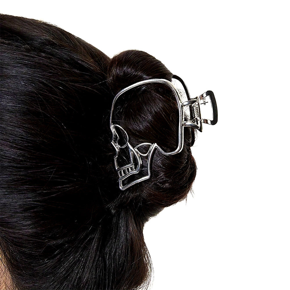 VILZSTUDIOS Stylish skull design hair claw accessory