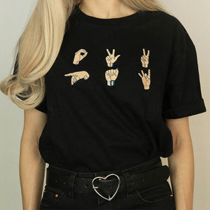 VILZSTUDIOS Stylish embroidered oversized t-shirt from VILZSTUDIOS