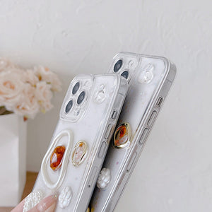VILZSTUDIOS Stylish heart mirror iPhone case