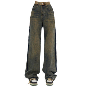 VILZSTUDIOS Faded jeans with contrast pocket for a trendy look