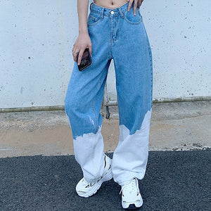 VILZSTUDIOS Faded vibe denim jeans for streetwear style