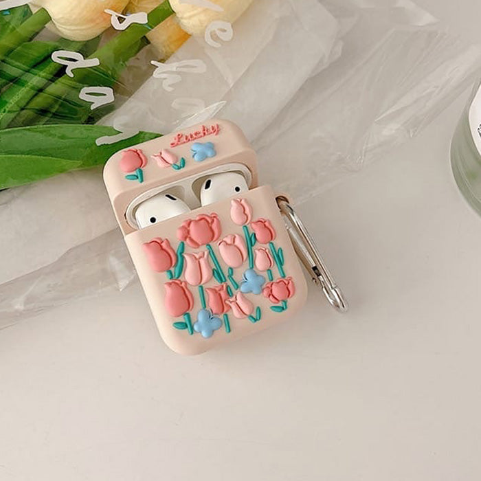 VILZSTUDIOS Trendy AirPods case with floral design