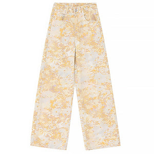 VILZSTUDIOS Floral baggy pants with a wide-leg silhouette