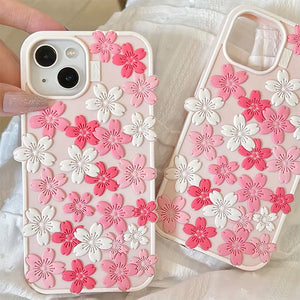 VILZSTUDIOS Floral iPhone case with cherry blossom design