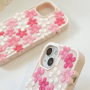 VILZSTUDIOS Floral iPhone case with cherry blossom design