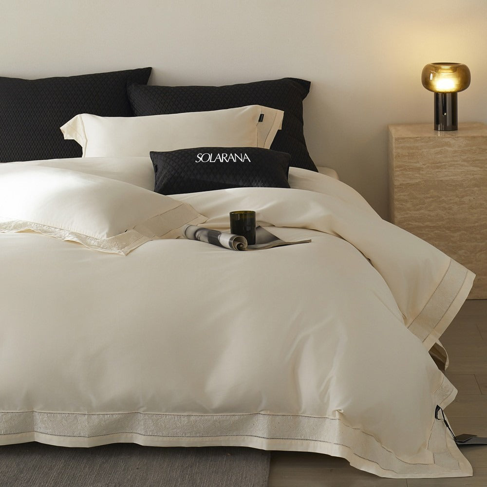 Floral Lace Duvet Cover Set