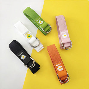 VILZSTUDIOS Floral print canvas belt for stylish outfits