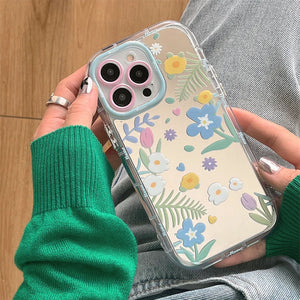 VILZSTUDIOS Floral print iPhone case with holder accessory