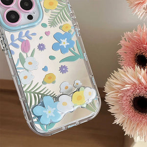 VILZSTUDIOS Floral print iPhone case with holder accessory