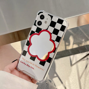 VILZSTUDIOS Floral reflective iPhone case