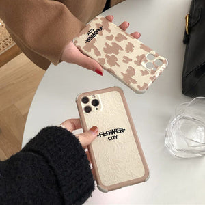 VILZSTUDIOS Stylish floral iPhone case for protection