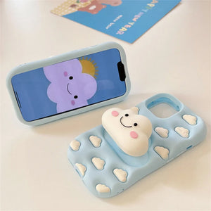 VILZSTUDIOS iPhone case with fluffy cloud design