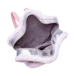VILZSTUDIOS Fluffy star-shaped vegan leather backpack