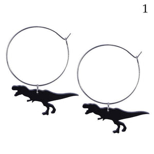 VILZSTUDIOS Trendy dino-inspired hoop earrings