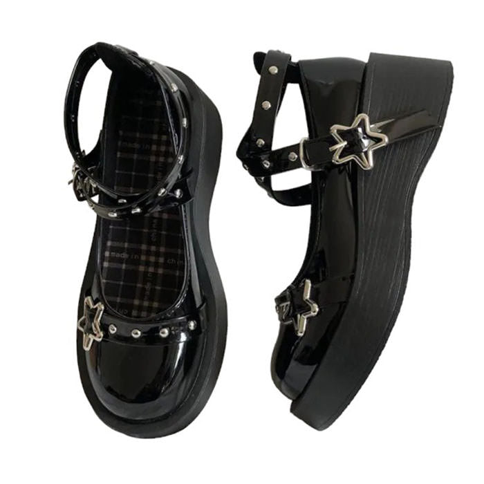 VILZSTUDIOS Buckle platform sandals for stylish summer wear