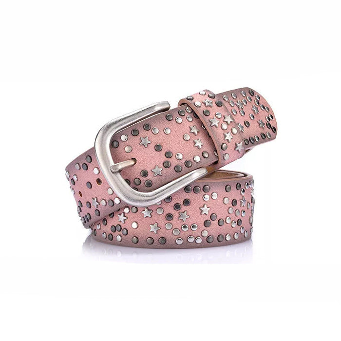 VILZSTUDIOS Stylish rivet belt for trendy outfits