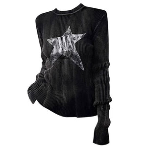 VILZSTUDIOS Galactic print long sleeve top for trendy streetwear
